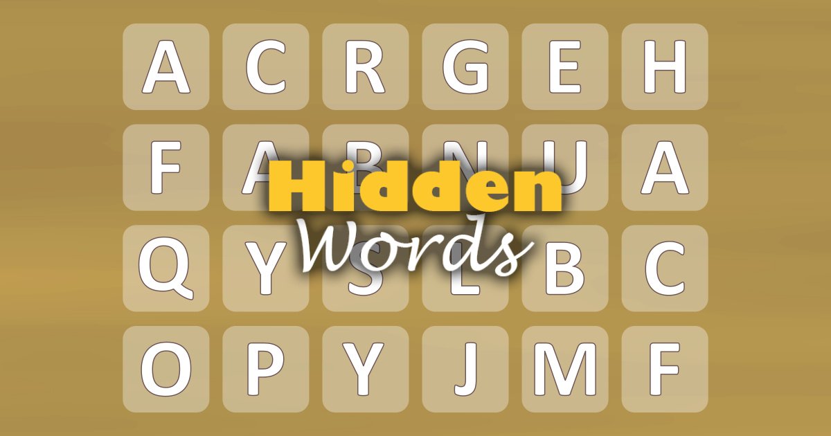 Image Hidden words