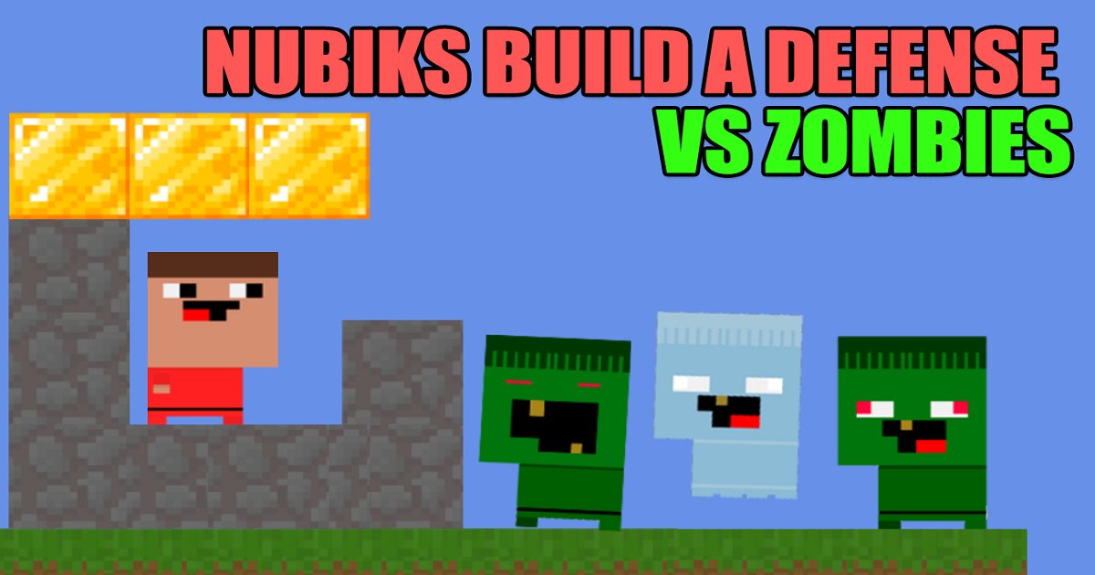 Nubiks build a defense vs zombies
